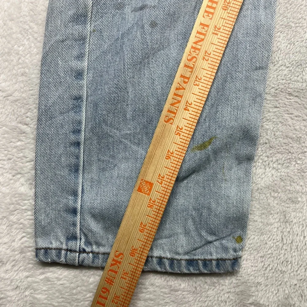 Levi's 505 Straight‎ Leg Jeans Men's Blue Denim Cotton Pockets Zip Fly - 31X30.5